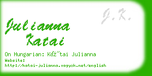 julianna katai business card